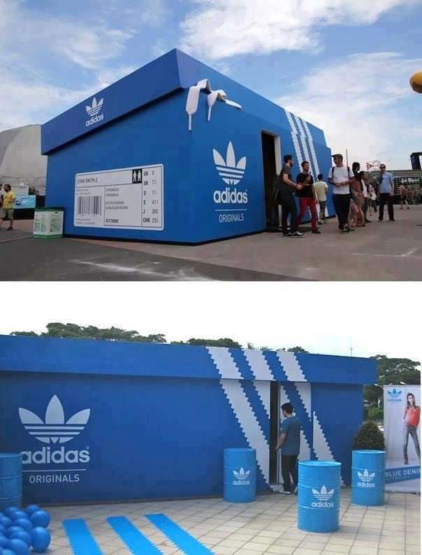 Adidas pop up store