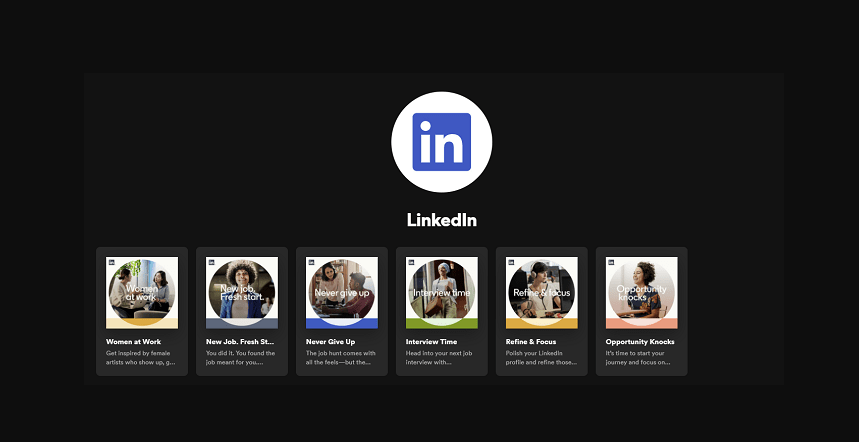 LinkedIn Launches Spotify Playlists to Help You Focus at Work - Hot in