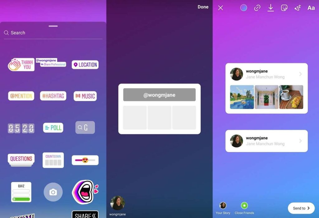 Share Professional Sticker Coming to Instagram Stories