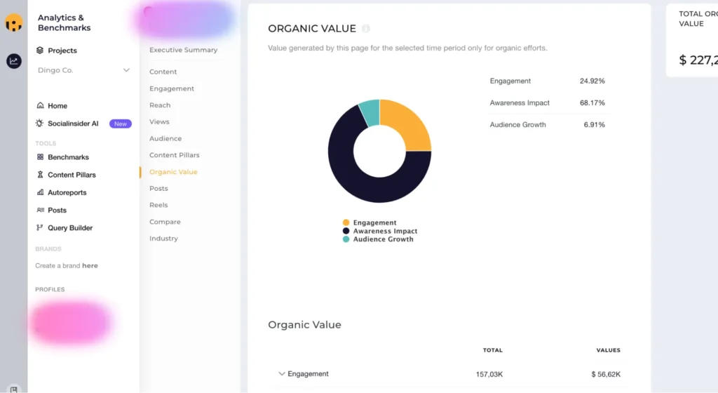 Socialinsider is purpose-built for users whose primary job is to understand performance, not to produce content
